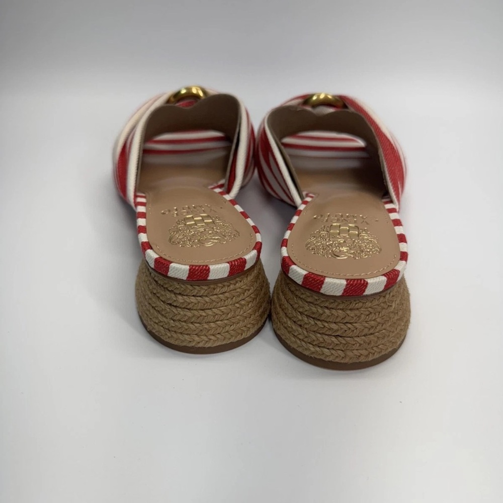 Vince Camuto Shoes Womens Size 9M Rose Stripe VC-Liane Espadrille Heels Summer - Picture 4 of 12